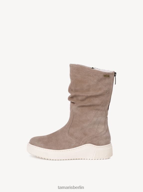 de Tamaris Frauen Lederstiefelette - braun/taupe 0LHV4225 Schuhe