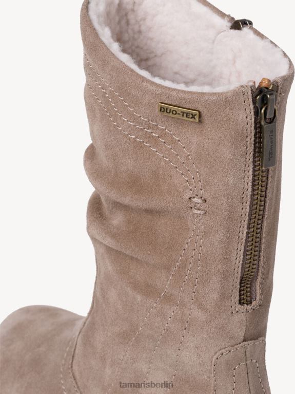 de Tamaris Frauen Lederstiefelette - braun/taupe 0LHV4225 Schuhe