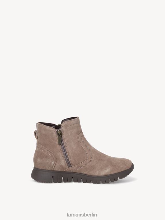 de Tamaris Frauen Lederstiefelette - braun/taupe 0LHV4462 Schuhe
