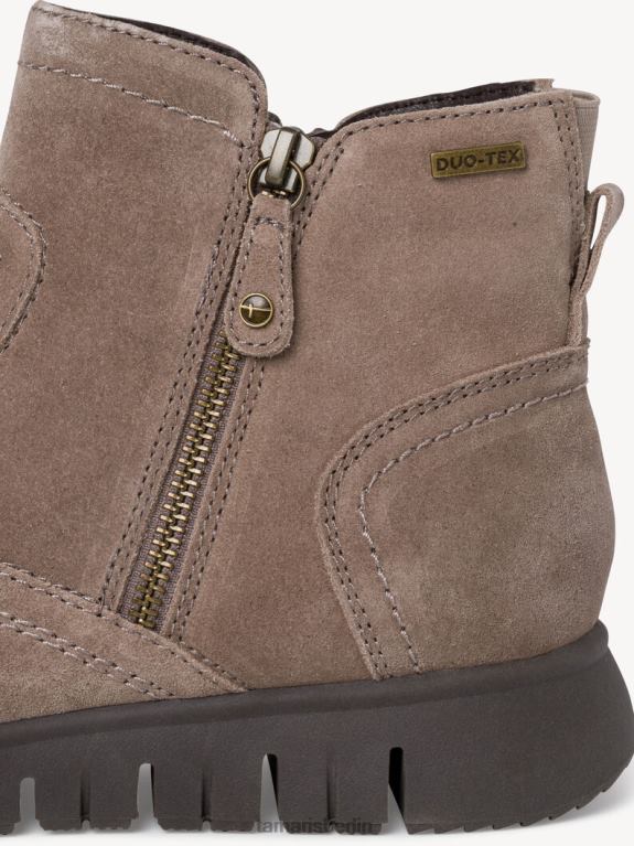 de Tamaris Frauen Lederstiefelette - braun/taupe 0LHV4462 Schuhe