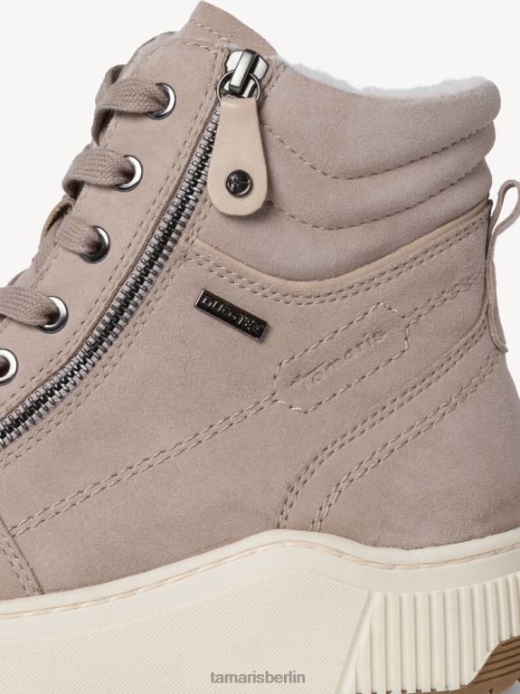 de Tamaris Frauen Lederstiefelette - braun/taupe 0LHV4718 Schuhe