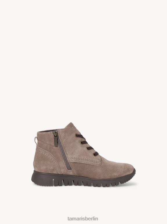de Tamaris Frauen Lederstiefelette - braun/taupe 0LHV481 Schuhe