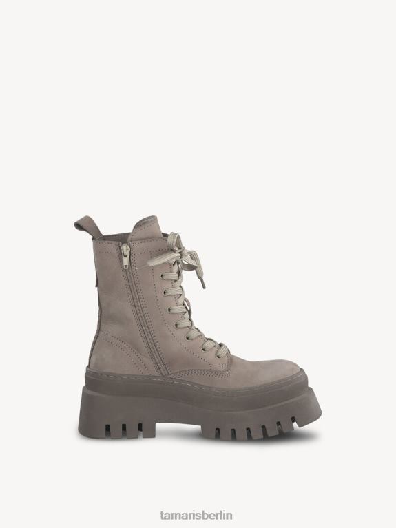 de Tamaris Frauen Lederstiefelette - braun/taupe uni 0LHV4160 Schuhe