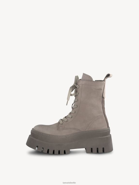 de Tamaris Frauen Lederstiefelette - braun/taupe uni 0LHV4160 Schuhe