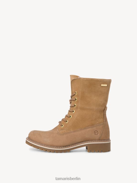 de Tamaris Frauen Lederstiefelette - braunes Warmfutter/Camel 0LHV42039 Schuhe