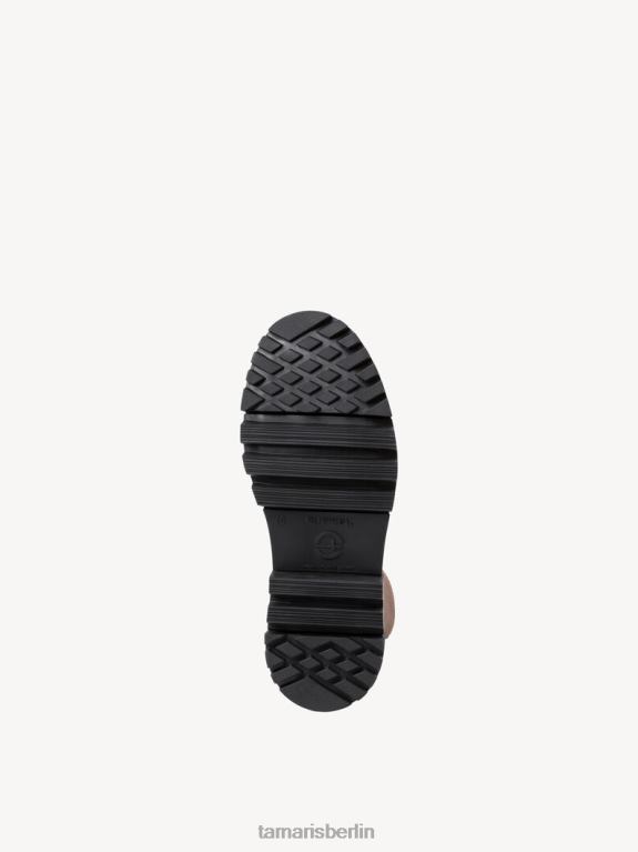 de Tamaris Frauen Lederstiefelette - braunes/taupefarbenes Wildleder 0LHV4263 Schuhe