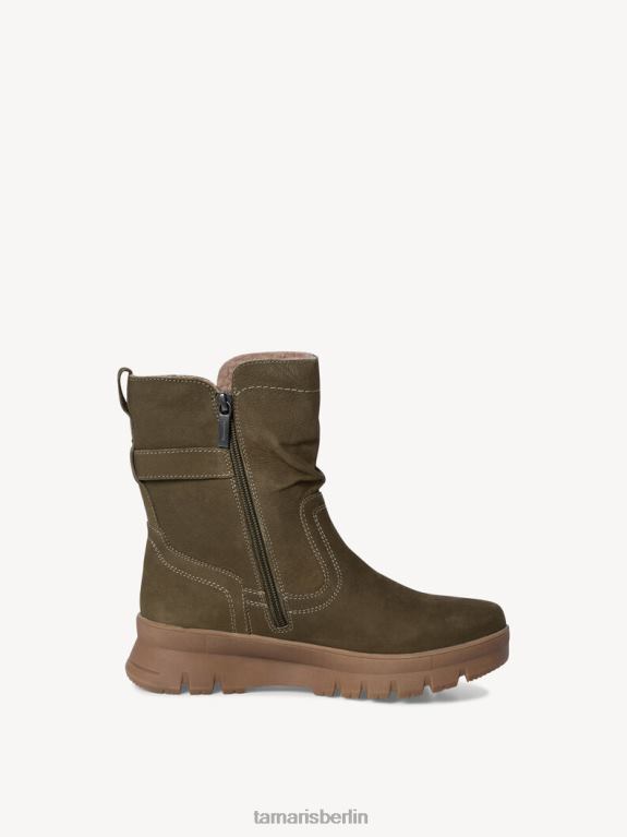 de Tamaris Frauen Lederstiefelette - grün/khaki 0LHV4226 Schuhe
