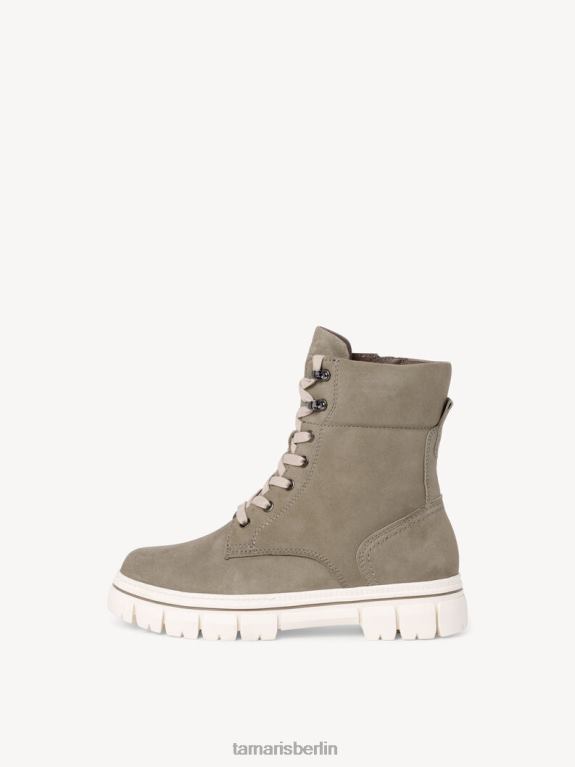 de Tamaris Frauen Lederstiefelette - grün/khaki 0LHV4353 Schuhe