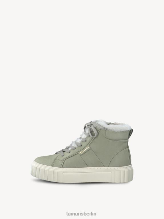 de Tamaris Frauen Lederstiefelette - grünes Warmfutter/helloliv 0LHV41550 Schuhe