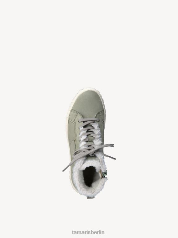 de Tamaris Frauen Lederstiefelette - grünes Warmfutter/helloliv 0LHV41550 Schuhe