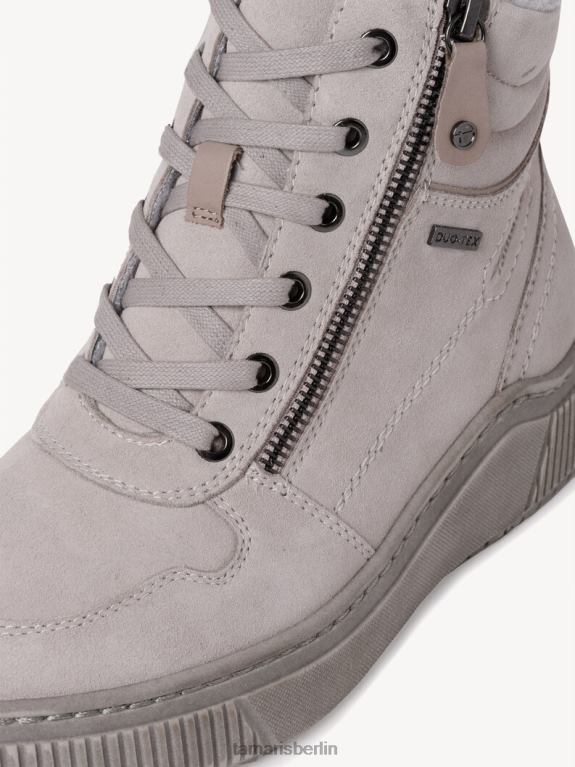 de Tamaris Frauen Lederstiefelette - grau 0LHV41918 Schuhe