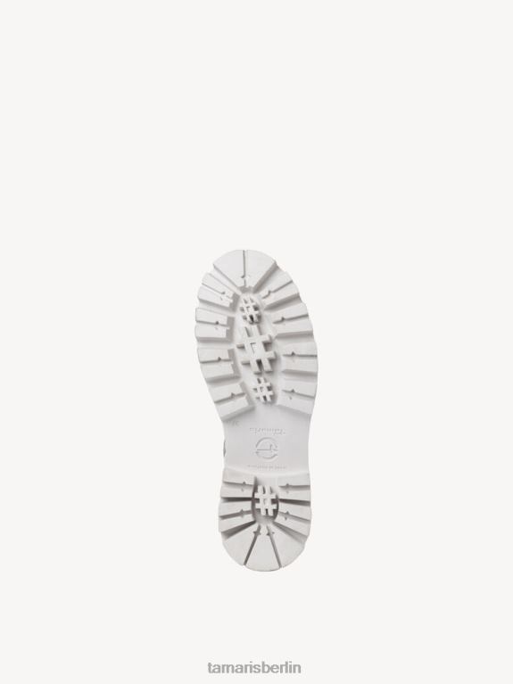 de Tamaris Frauen Lederstiefelette - grau/hellgrau uni 0LHV41077 Schuhe