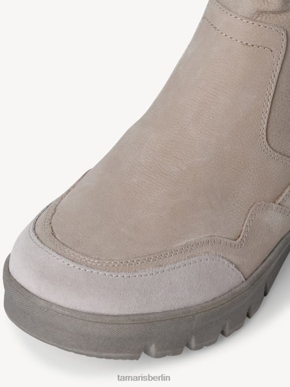 de Tamaris Frauen Lederstiefelette - grau/lt. grau 0LHV41302 Schuhe