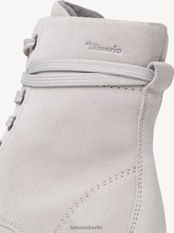de Tamaris Frauen Lederstiefelette - grau/lt. grau 0LHV41381 Schuhe