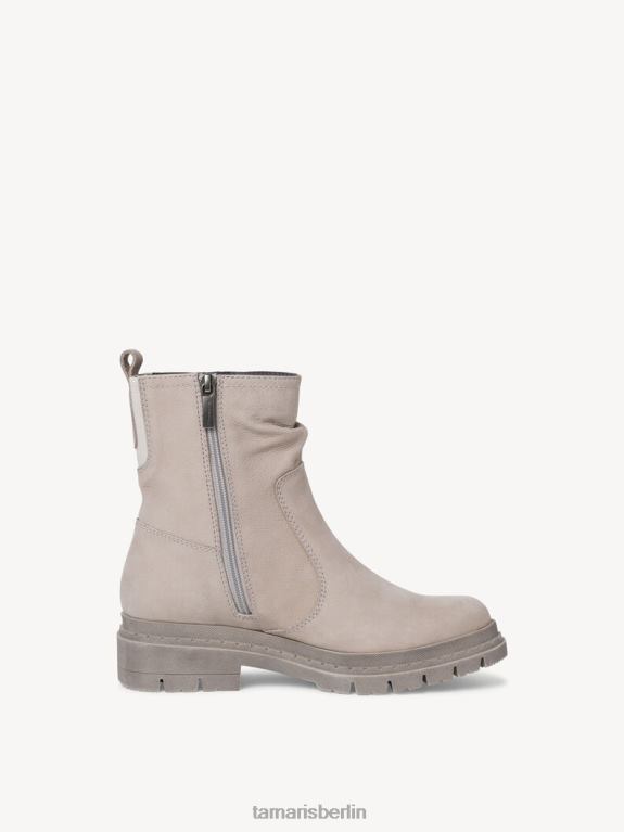 de Tamaris Frauen Lederstiefelette - grau/lt. grau 0LHV4747 Schuhe