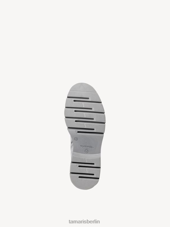 de Tamaris Frauen Lederstiefelette - graues Warmfutter/hellgrau 0LHV4339 Schuhe
