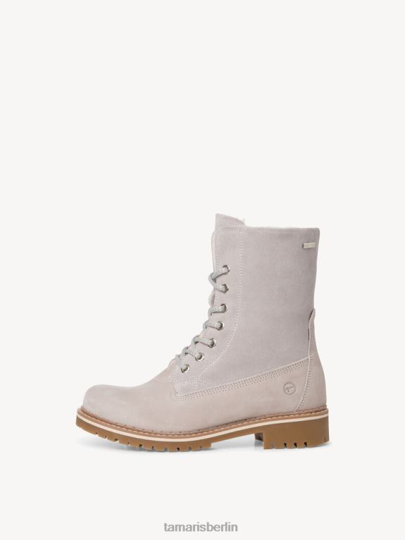 de Tamaris Frauen Lederstiefelette - graues Warmfutter/hellgrau 0LHV4954 Schuhe