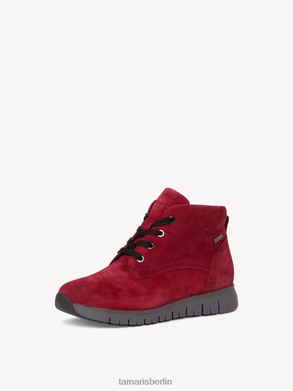 de Tamaris Frauen Lederstiefelette - rot/feuer 0LHV41272 Schuhe