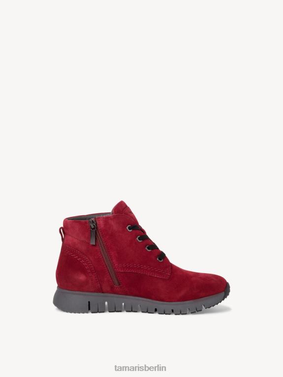 de Tamaris Frauen Lederstiefelette - rot/feuer 0LHV41272 Schuhe
