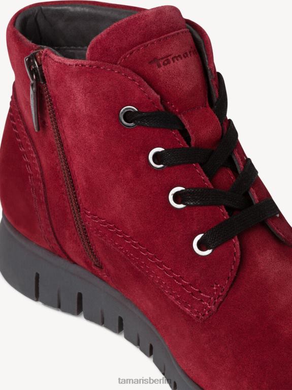 de Tamaris Frauen Lederstiefelette - rot/feuer 0LHV41272 Schuhe