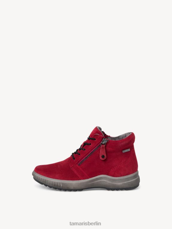 de Tamaris Frauen Lederstiefelette - rot/feuer 0LHV41614 Schuhe