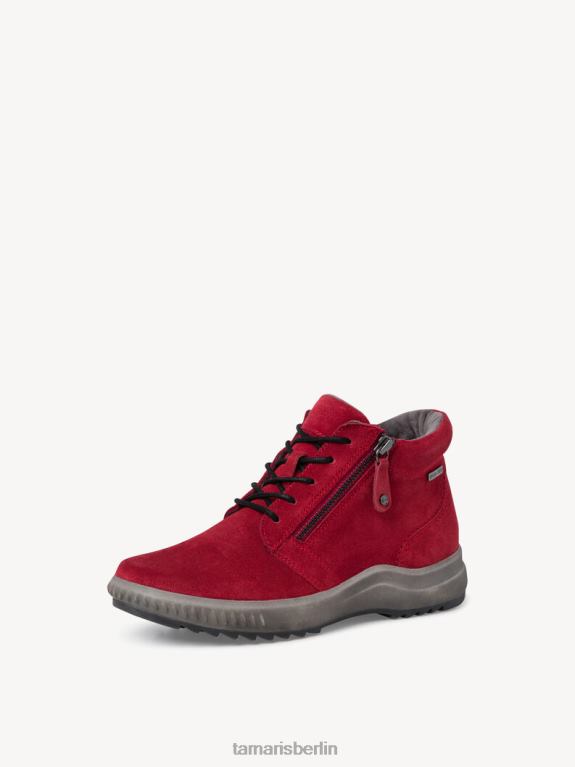 de Tamaris Frauen Lederstiefelette - rot/feuer 0LHV41614 Schuhe