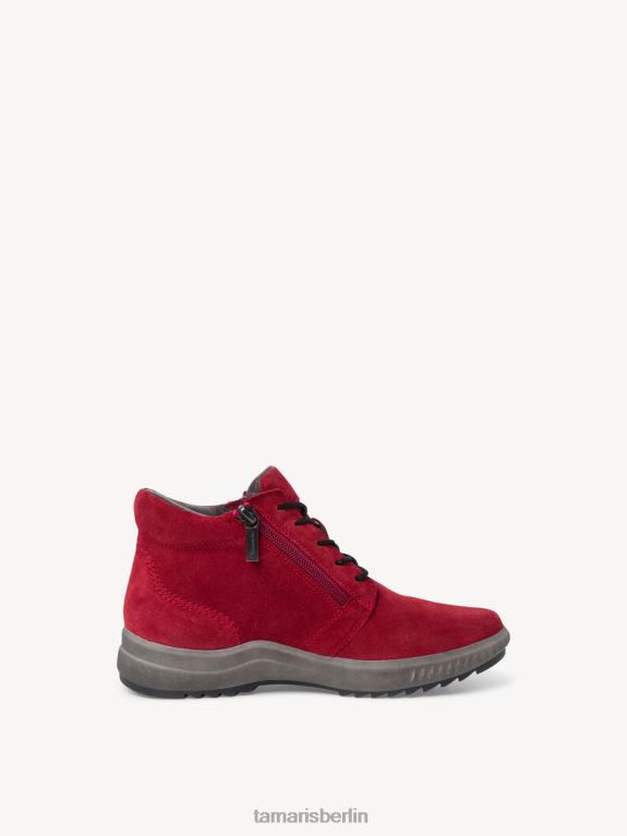 de Tamaris Frauen Lederstiefelette - rot/feuer 0LHV41614 Schuhe
