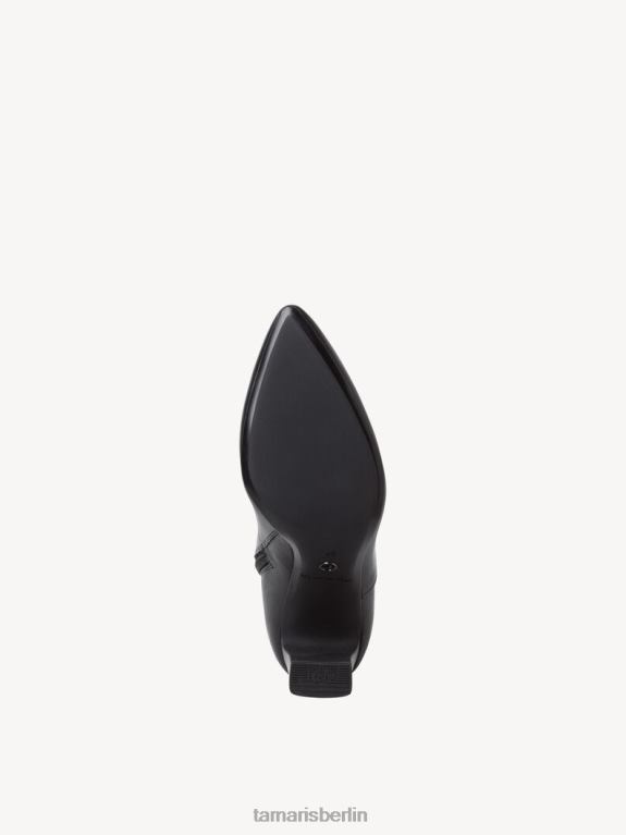 de Tamaris Frauen Lederstiefelette - schwarz 0LHV41042 Schuhe