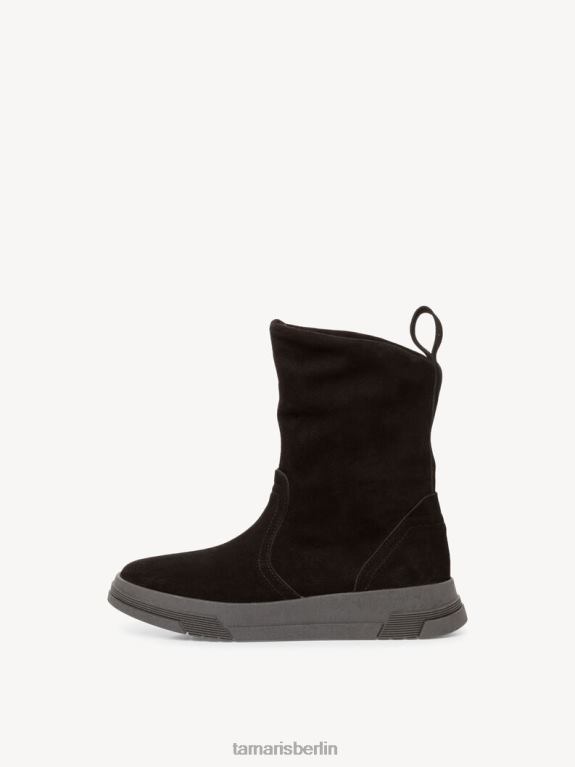 de Tamaris Frauen Lederstiefelette - schwarz 0LHV41147 Schuhe