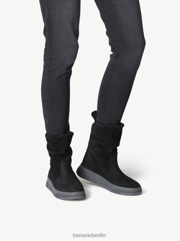 de Tamaris Frauen Lederstiefelette - schwarz 0LHV41147 Schuhe
