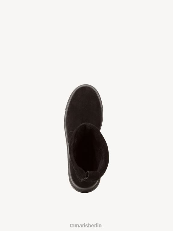 de Tamaris Frauen Lederstiefelette - schwarz 0LHV41147 Schuhe