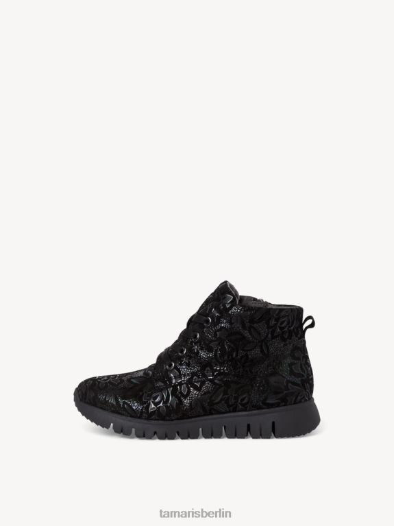 de Tamaris Frauen Lederstiefelette - schwarz 0LHV41182 Schuhe