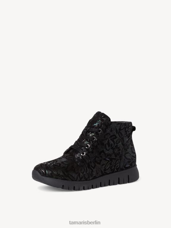 de Tamaris Frauen Lederstiefelette - schwarz 0LHV41182 Schuhe