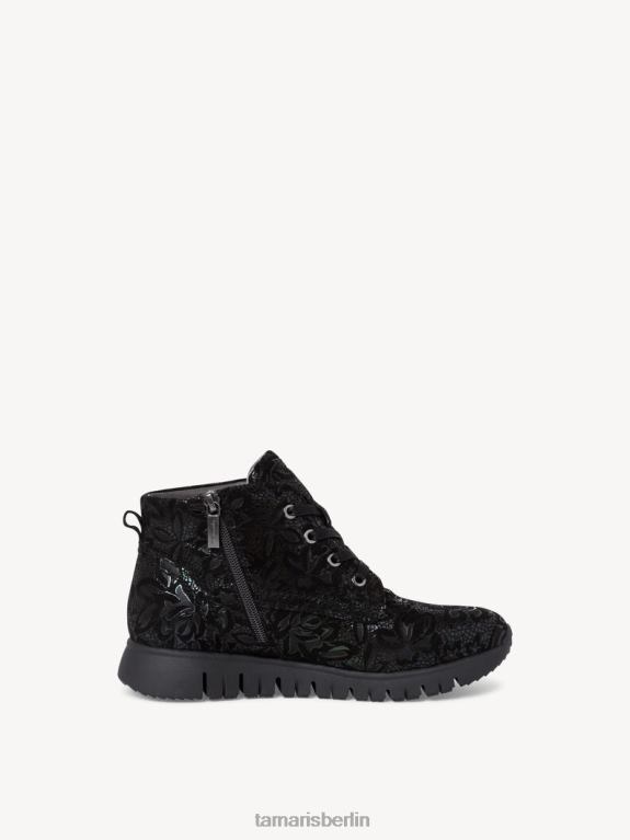de Tamaris Frauen Lederstiefelette - schwarz 0LHV41182 Schuhe