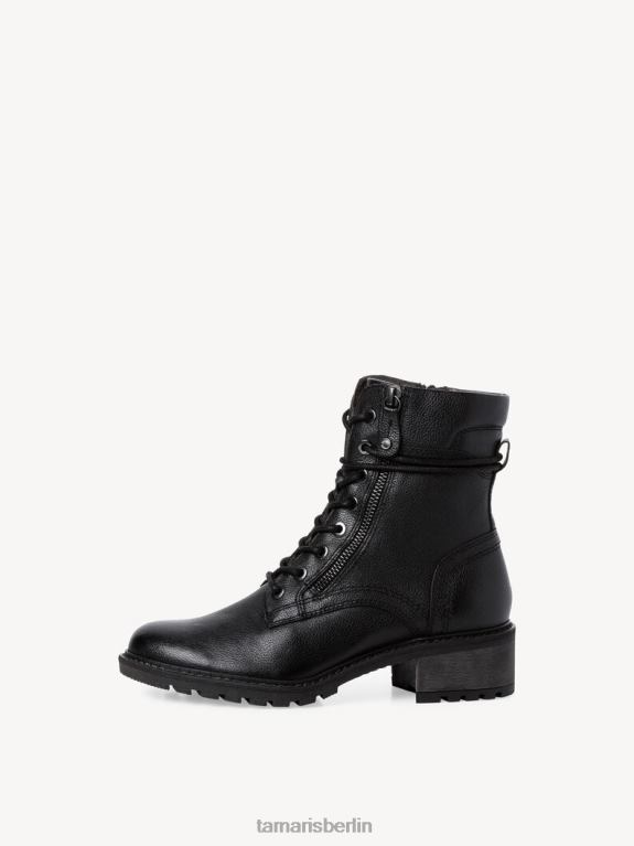 de Tamaris Frauen Lederstiefelette - schwarz 0LHV41430 Schuhe