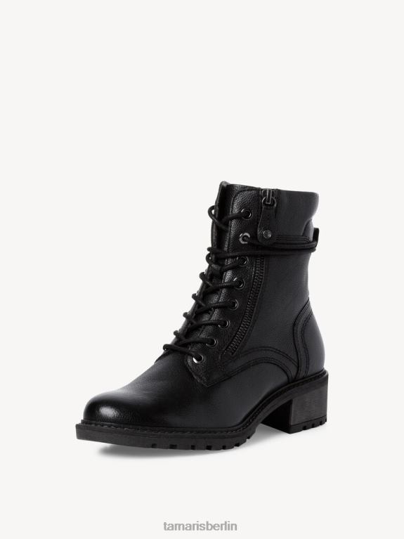 de Tamaris Frauen Lederstiefelette - schwarz 0LHV41430 Schuhe