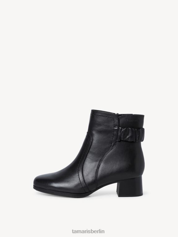 de Tamaris Frauen Lederstiefelette - schwarz 0LHV41444 Schuhe