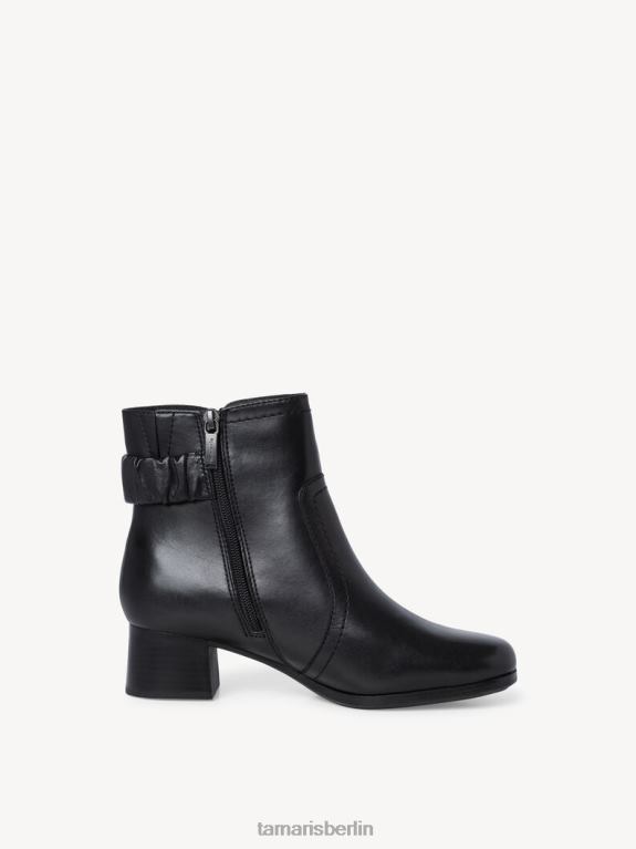 de Tamaris Frauen Lederstiefelette - schwarz 0LHV41444 Schuhe