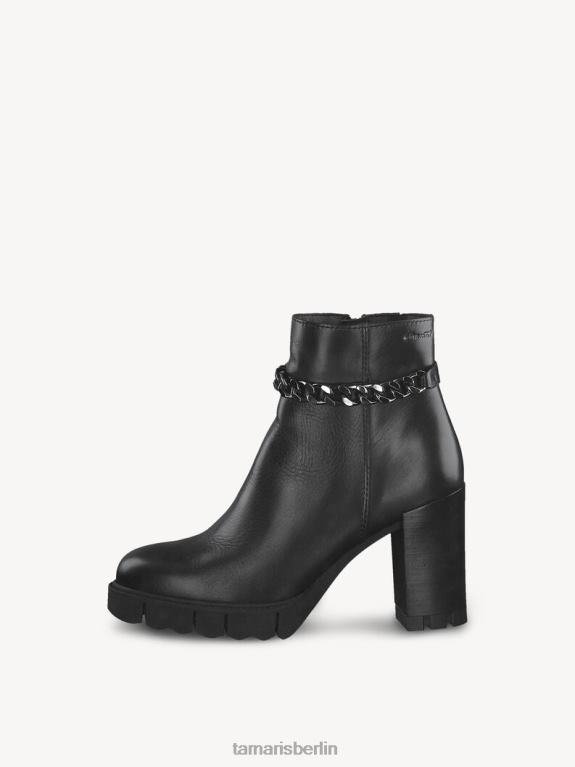 de Tamaris Frauen Lederstiefelette - schwarz 0LHV41469 Schuhe