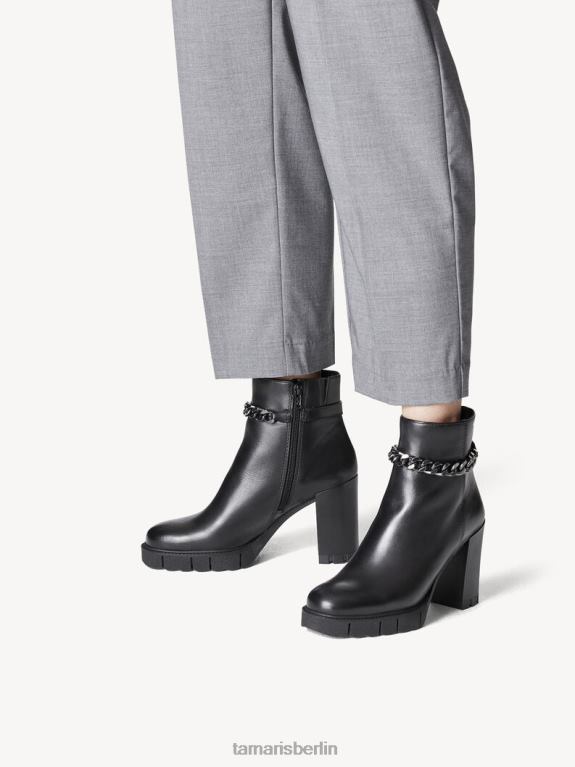 de Tamaris Frauen Lederstiefelette - schwarz 0LHV41469 Schuhe