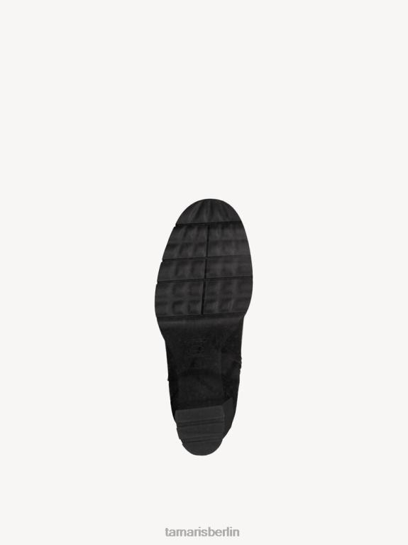 de Tamaris Frauen Lederstiefelette - schwarz 0LHV41469 Schuhe