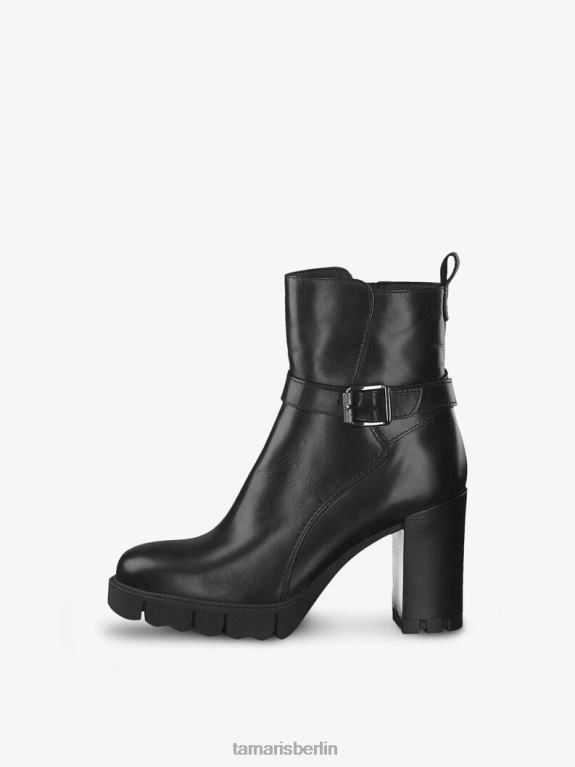 de Tamaris Frauen Lederstiefelette - schwarz 0LHV41519 Schuhe