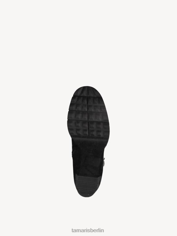 de Tamaris Frauen Lederstiefelette - schwarz 0LHV41519 Schuhe