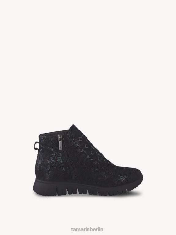 de Tamaris Frauen Lederstiefelette - schwarz 0LHV41549 Schuhe