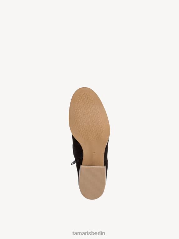 de Tamaris Frauen Lederstiefelette - schwarz 0LHV41659 Schuhe