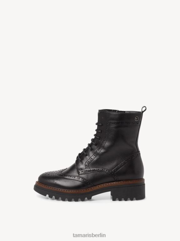 de Tamaris Frauen Lederstiefelette - schwarz 0LHV41691 Schuhe