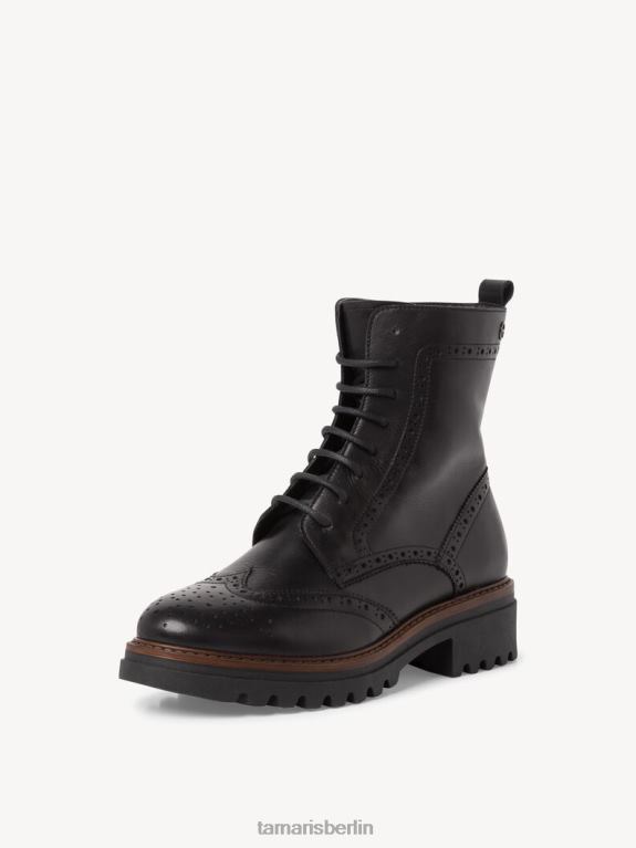 de Tamaris Frauen Lederstiefelette - schwarz 0LHV41691 Schuhe