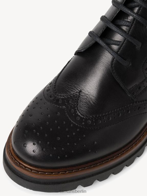 de Tamaris Frauen Lederstiefelette - schwarz 0LHV41691 Schuhe
