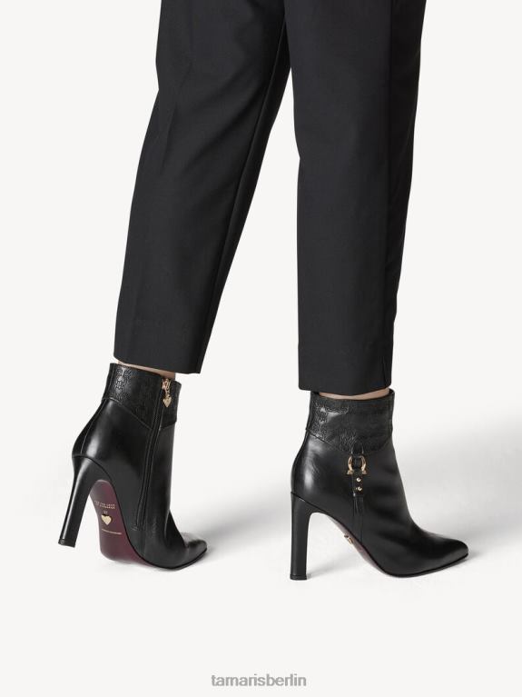 de Tamaris Frauen Lederstiefelette - schwarz 0LHV41731 Schuhe