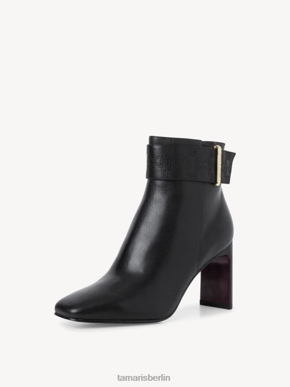 de Tamaris Frauen Lederstiefelette - schwarz 0LHV41765 Schuhe